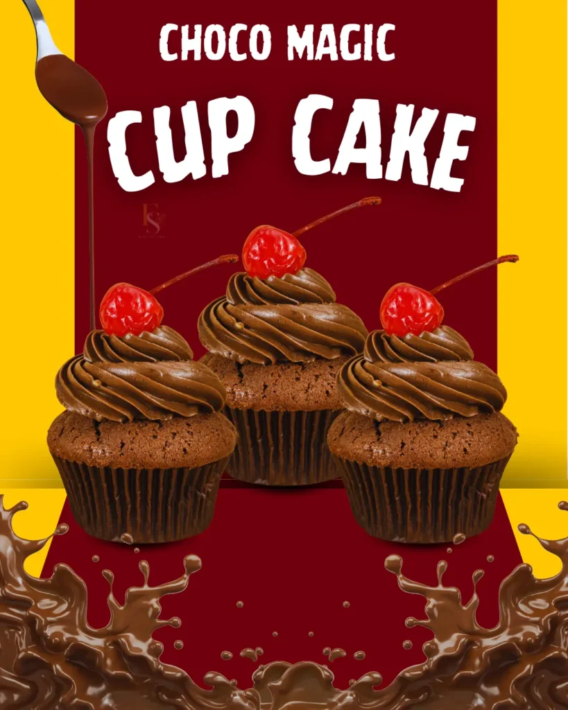 cake ad poser